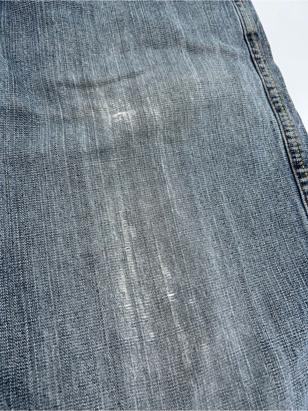 Dodeca Distressed Embroidered Men’s Denim Jean Shorts 32 - Picture 3 of 10